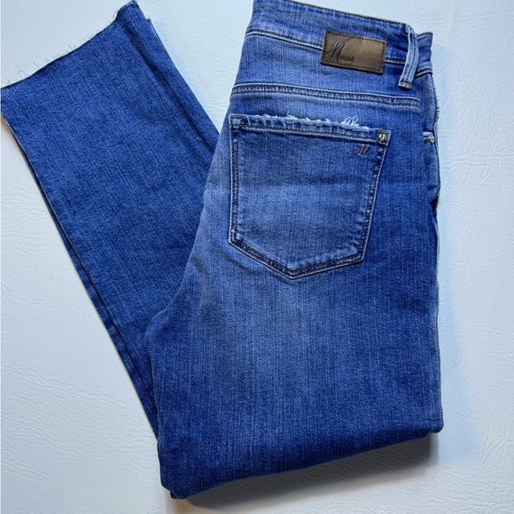 Mavi Nikki Mid-Rise Cropped Patchwork sz 27 - Picture 4 of 7